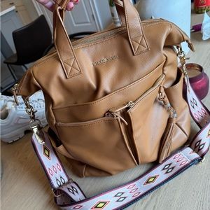 Lil Jade Caroline Vegan leather diaper bag/purse